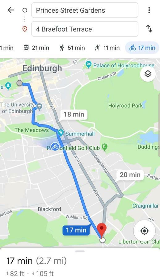 4 Braefoot Terrace Daire Edinburgh Dış mekan fotoğraf